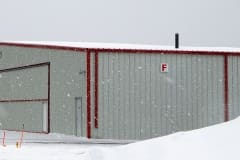 ArcticVent on industrial roof in Winter