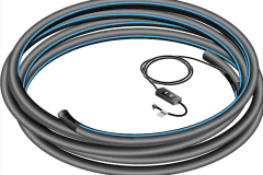 CARAPACE Job-Ready plug-in unit with GFCI protection coiled up