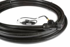 Heat-Line Freeze Protected Pipe System Coiled Up