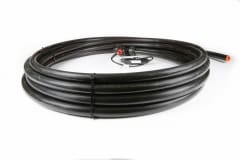 Heat-Line Freeze Protected Pipe System Coiled Up