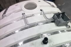 Paladin for Pipe on white Tank Heater